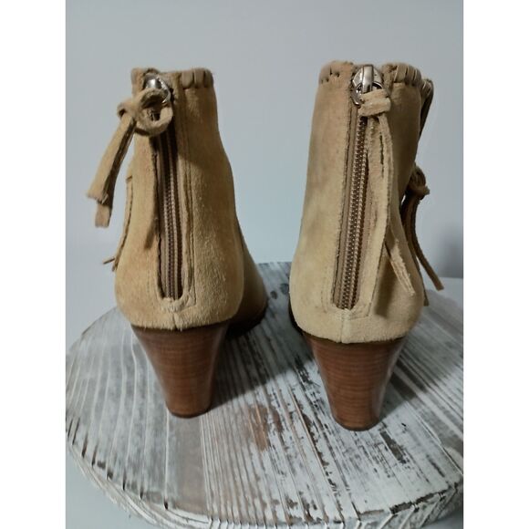 JACK ROGERS, Greer Suede Heel Ankle Booties, Woman Size 9.5M - Picture 3 of 8